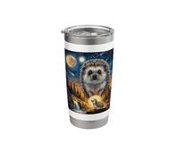 Hedgehog Howling to The Moon Stainless Steel Insulated Tumbler