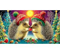 hedgehog Jigsaw Puzzles 1000 Pieces Fun and Challenging Family Game Puzzle Game Great Gift Idea for The Whole for Women, Gifts for Men 70x50cm/1000pcs