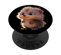 Hedgehog Living On The Hedge Animal I Love Funny Hedgehogs PopSockets Adhesive PopGrip