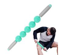 Hedgehog Massage Stick Roller with Point for Body Relaxation Compact Fascia Massager for Neck Shoulder Cold Improves Flexibility and Reduces T