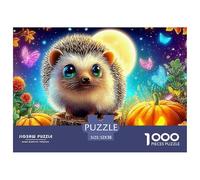 Hedgehog MoonlightAstounding 1000-Piece Jigsaw Puzzles for Adults A Grand Collection of Impossible, Hard, Difficult Challenging Puzzle Educational Games for All - A Daunting Yet Rewarding Pursuit for