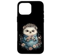 Hedgehog Pajama Forest Animal Wildlife Pyjama Case for iPhone 16 Pro Max