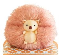 Hedgehog Plush Car Pillow, Cuddly Plush Pillow, Plush Animal Toy Car Cartoon Hedgehog Pillow, Road Trip Comfort Sleeping Companion Soft Cushion for SU