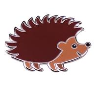Hedgehog Porcupine Cute Mammal Animal Kawaii 1.1" Enamel Pin Badge