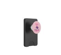 Hedgehog Purple Cute Hedgehug Sending You A Hug Pink & White PopSockets PopWallet for MagSafe