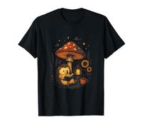 Hedgehog Reading - Cottagecore Forestcore Aesthetic T-Shirt