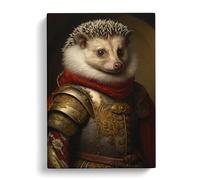 Hedgehog Renaissance Art Canvas Wall Art Print 30x20 Inch