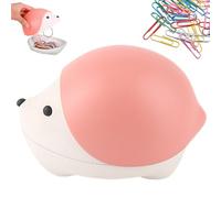 Hedgehog Shape Magnetic Paper Clip Holder for Desk, Non Slip Dustproof Cute Paperclip Holder for Dresser Office Dormitory