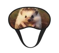 Hedgehog Sleep Mask for Side Sleeper, Blackout Eye Mask for Women Men, Zero Pressure Sleeping Masks Soft Breathable Eye Cover Comfortable Blindfold Eyeshade for Night Sleep