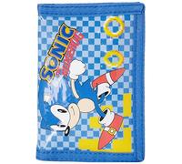 Hedgehog Sonic The Card and Coin Tri-Fold Wallet