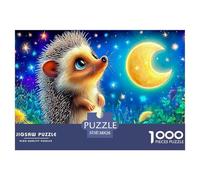 Hedgehog StargazingFormidable 1000-Piece Jigsaw Puzzles for Adults An Odyssey of Impossible, Hard, And Difficult Challenging Puzzle Educational Games - The Ultimate Gift for Dedicated Adult And Teen