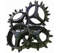 Hedgehog Sun Mountain Micro-Cart Golf Trolley Winter Wheels Sleeve Set