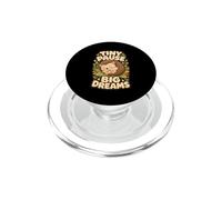 Hedgehog Tiny Pause Big Dreams PopSockets PopGrip for MagSafe
