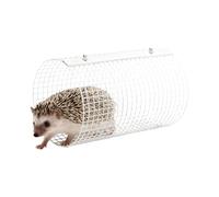 Hedgehog Tunnel - Breathable Metal Cage Tube, Interactive Shelter For Small Animals, Play Passage | Chinchilla Tube Toy For Guinea Pig Hare Gerbil Hamster Ferret Hedgehog Habitat Enrichment