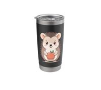 Hedgehog with Apple Animal Illustration Stainless Steel Insulated Tumbler