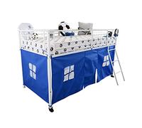 HedgehogEmporium Tent for Midsleeper Cabin Bed Mid sleeper Blue with Windows
