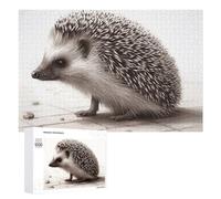 HedgehogJigsaw Puzzles Wooden Puzzle 1000 PCS Personalized Picture Puzzle Family Decoration Puzzles for Adults Challenging Puzzle Family Wedding Graduation Present