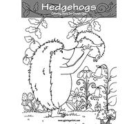 Hedgehogs Coloring Book for Grown-Ups 1: Volume 1