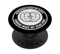 Hedgehogs Make Me Happy Humans Make My Head Hurt PopSockets Adhesive PopGrip