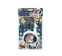 Hedgehogs Wild Wood Hideaway Advent Calendar Card with envelope 170 x 120mm Roger la Borde