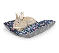Hedgeink Rabbit Bed 15"X14"Thickened and Soft Bunny Bed Washable Cuddle Cushion Plush Mat Double-Sided Plush Small Pet Flop Mat Cotton Pillow for Rabbit