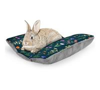 Hedgeink Rabbit Bed 15"X14"Thickened and Soft Bunny Bed Washable Cuddle Cushion Plush Mat Double-Sided Plush Small Pet Flop Mat Cotton Pillow for Rabbit
