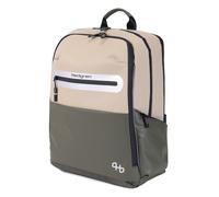 Hedgren Stem Unisex Adult Backpack, Beige/Olive, One Size, Casual