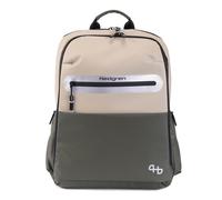 Hedgren Stem Unisex Adult Backpack, Beige/Olive, One Size, Casual