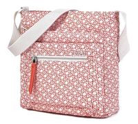 Hedgren Inner City Orva Crossbody RFID, Coral/Grey Signature Print, Coral/Grey Signature Print, One Size