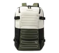 Hedgren Unisex's Trip M P EXP Travel Backpack M 15.6" + RFID, Vaporous Grey/Olive, One Size