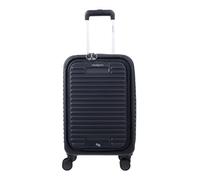 Hedgren Trolley with Laptop Compartment Raku Yuno 22" / 55 cm Spinner + Front Pocket Vulcan Blue Dark Blue