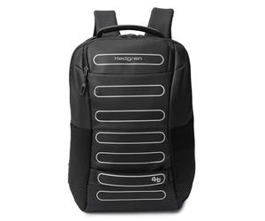 Hedgren Unisex's Handle L P 2 COMP EXP Backpack L 15.6" + RFID, Black, One Size