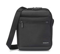 Hedgren Unisex's INC Duffel Bag, Black, Vertical Crossover 10" + RFID