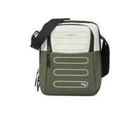 Hedgren Unisex's Relax M P Vertical Crossover Medium + RFID, Vaporous Grey/Olive, Talla única