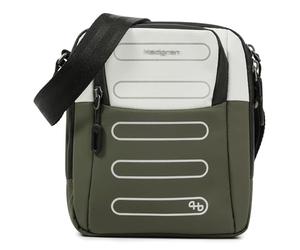 Hedgren Unisex's Relax P Vertical Crossover + RFID, Vaporous Grey/Olive, Talla única