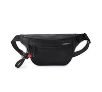 Hedgren Ziva Waist Bag & Crossbody with RFID - Bum Bag, 100% Recycled RPET Water Resistant, Black, Standard Size, Modern, Urban, Minimalist Style That Blends effortlessly into Everyday Life in The