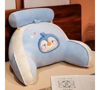 HEDIR Reading Pillows with Arms Cozy Reading Cushion Comfortable Backrest Pillows Detachable Support Pillow Rest Pillow for Back And Neck Support, Penguin-Medium