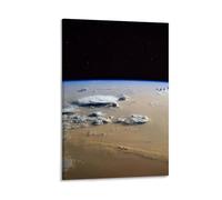 Hedlektio Dust Storm in The Sahara Poster Landscapes Canvas Art Painting Office Home Wall Decor Gifts 08x12inch(20x30cm)