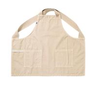 hedley & bennett Smock - Professional Chef Smock with Pockets & Cross Back Straps for Cooking & Grilling - Kitchen Aprons, Oat, Default