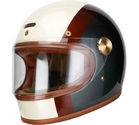Hedon Heroine Racer 2.0 Eastwood ECE, full face helmet L White/Brown/Dark Blue