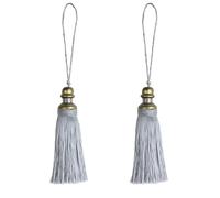 HedongHexi 2 Pack Tassel Key Tassel with Loops, Handmade Tassel Craft, DIY Accessories for Home Decoration