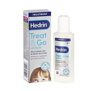 Hedrin Treat & Go Leave-In Lotion, Fast, No Fuss Lice & Nit Treatment, Kills Head Lice & Eggs, Clinically Tested, Suitable for Adults & Children, 1 x 50ml (2 x 25ml Treatments)