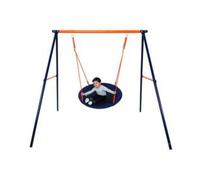 Hedstrom Fabric Nest Kids Outdoor Playground Swing in Blue Hedstrom Blue