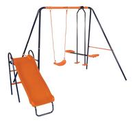 HEDSTROM M008644 Saturn Junior Swing Glider & Slide Outdoor Playset | Garden Frame Playground Set | Kids Children Fun Activity 180 x 195 x 285 centimetres
