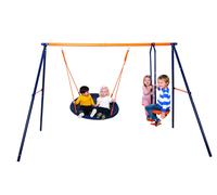 Hedstrom Nebula Playground Sets - Glider & Tyre Swing - Steel Frame