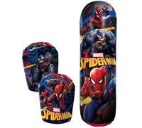 Hedstrom Spiderman Bop Bag Inflatable Punching Bag & Gloves Set, 36 Inch, (56-82274)