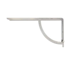 hedue® Alpha Square Maxi M920 - Roofing Square for Carpenters, Large Carpenters Square, Scribing Tool for Timber Framers