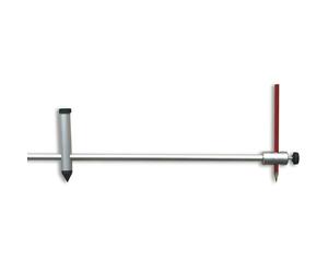 hedue® Beam Compass 100 cm - Large Compass for Drawing, Woodworking Compass Made of anodised Aluminium, scribing Compass with a Pencil Holder