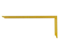 hedue® Carpenter’s Framing Square ZY 800 mm - Professional Carpentry & Woodworking Square, Seamless Hardened Steel, Metric mm Scale Type B and Marking Holes