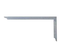 hedue® Carpenter's Square ZN - Large Framing Square & Roofing Square for Carpentry & Woodworking, with mm scale type A and marking holes, 1000 mm
